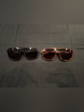 Men's Blender Sunglasses — Black and Amber Frames